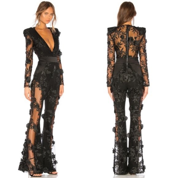 Zhivago Pants - Zhivago Black Parade Jumpsuit in Black 8